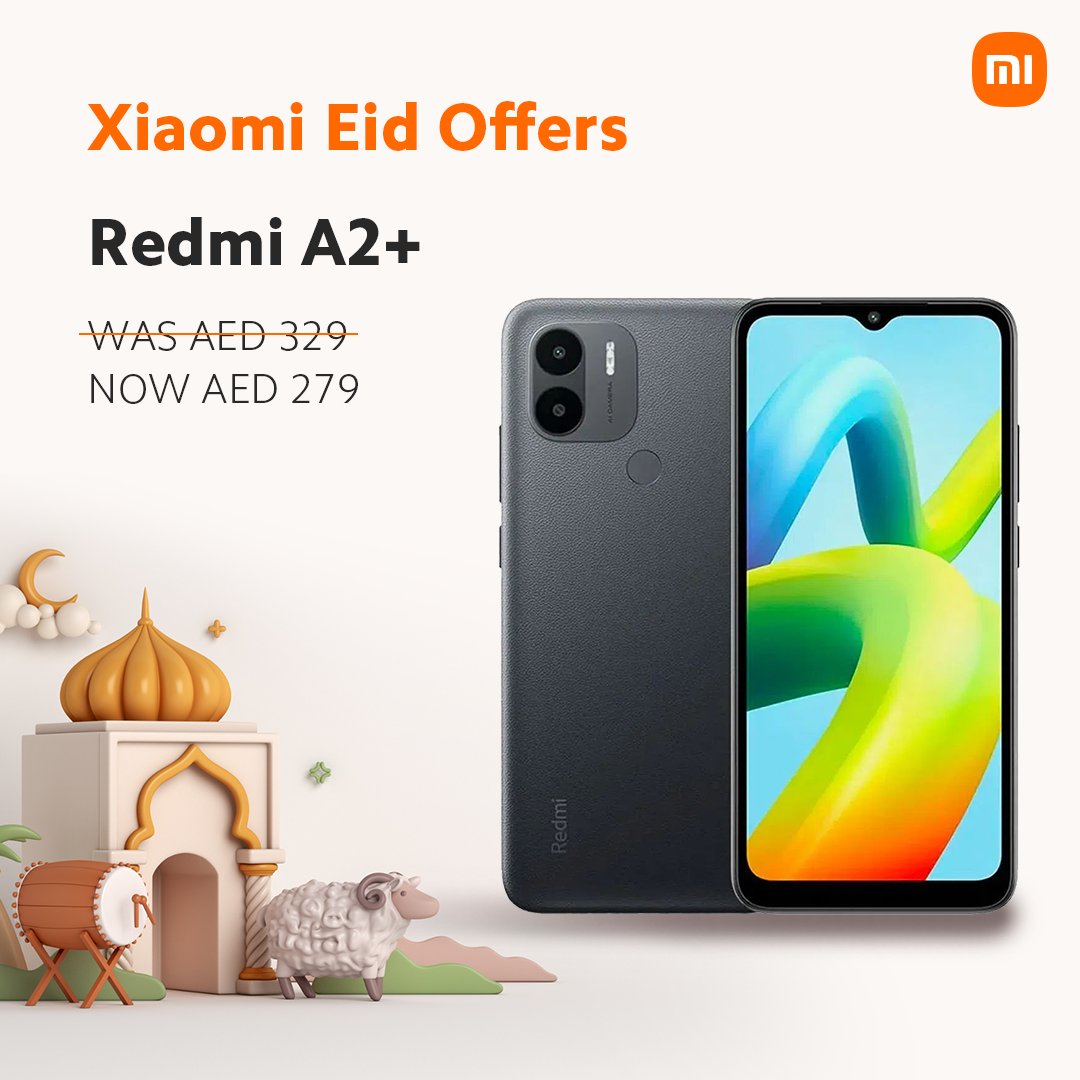 Eid Plan? Watching movies and gaming ➡️ Best celebration ever! 
Get your hand today on the #RedmiA2+
💥 Exclusively at Lulu Hypermarkets across the UAE💥
⏱️This offer is valid until June 27th
#XiaomiUAE