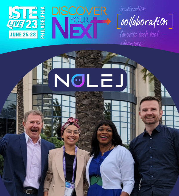 I'll be at ISTElive2023 in 4 days, and the NOLEJ team will be @ booth 230 . I'd love to catchup with anyone attending, let me know!
#ISTELive23