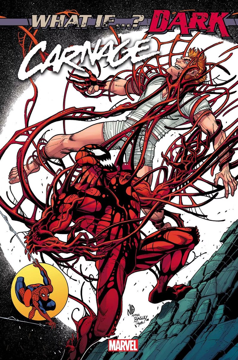 Coming in September:

What if Dark: Carnage

What if the Carnage symbiote resurrected Cletus Kasady’s ancestor, Cortland Kasady?
