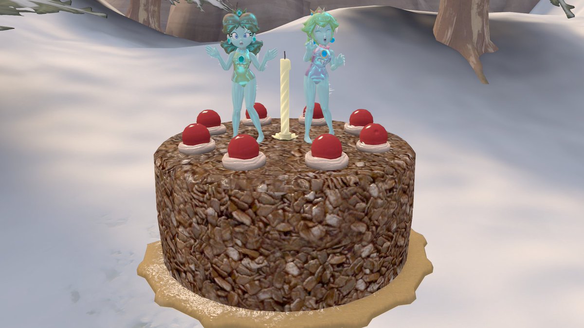 NintendASFR's tweet photo. Happy birthday to me~
Today's my birthday so I made some special pictures with a special theme, cake! (More images in replies) https://t.co/48jq5Fn9uI
