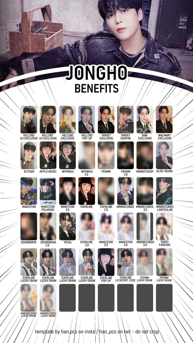 ATEEZ The World Ep 2: Outlaw pre-order benefit pc template