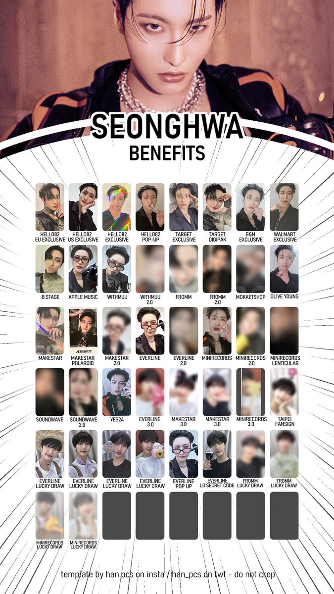 ATEEZ The World Ep 2: Outlaw pre-order benefit pc template