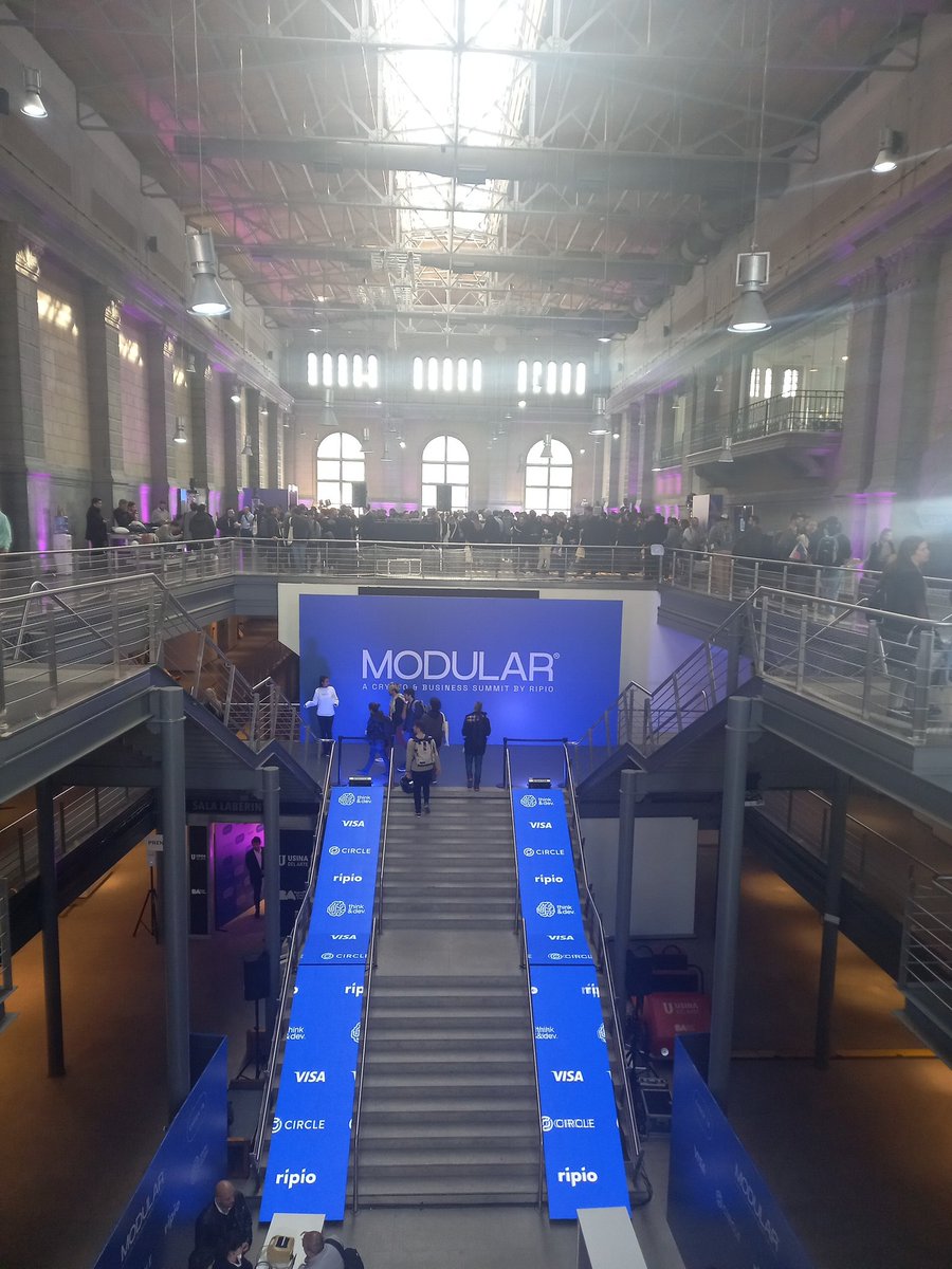 Todo ultra bullish en Buenos Aires
🇦🇷 🇦🇷 🇦🇷 

#ModularSummit de @RipioApp