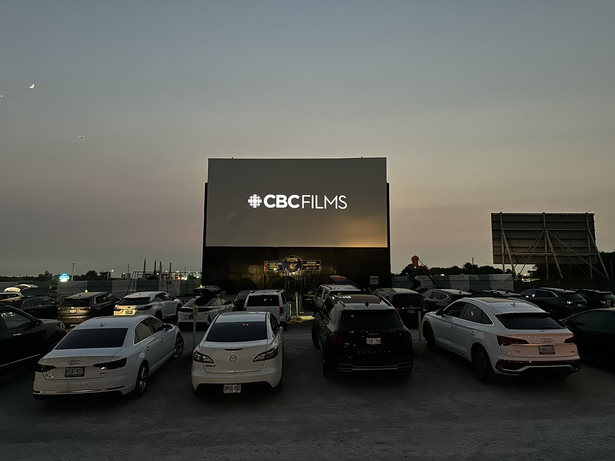 Canadian premiere of <a href="/TheBeehiveMovie/">The Beehive Movie</a> at <a href="/theOFFA/">OFFA</a>! At a drive-in! On National Indigenous Peoples Day! A night we’ll never forget. Thank you OFFA 🫶🏼🌟🐝🎬