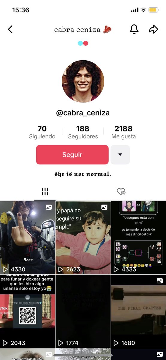 ¡INFORMACIÓN IMPORTANTE!
Cuenta real de #VanessaN , la tipa que mato al perrito #Huellitas, si alguien alcanza a ver algo en este tiktok que ayude a encontrar a Vanessa, me lo manda al privado. #JusticiaParaHuellitas Tags: ( Perro, Cbetis, Asesina )