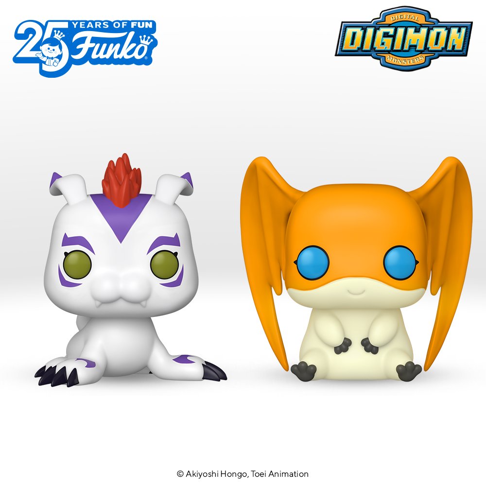 Digimon are the champions! Form a bond with Pop! Patamon and Pop! Gomamon as you fight to become the ultimate Digimon Tamer. Who will digivolve in your set? Be the first to know when they’re in stock: bit.ly/FunkoComingSoon