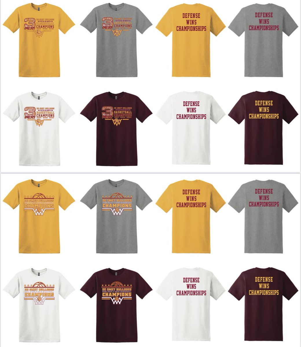 We have re-opened the Bulldogs basketball online store with Dakota Sports due to the request of many Please spread the word and share the link      hauffsports.chipply.com/DESMETBULLDOGS/