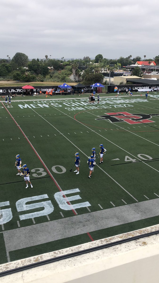Home base for Day 2 <a href="/WorldLacrosse/">World Lacrosse</a> ! <a href="/Israel_Lacrosse/">Israel Lacrosse</a> and Team Sweden coming up at the top of the hour on #ESPN and #TSN plus #SanDiego2023 #WLMC