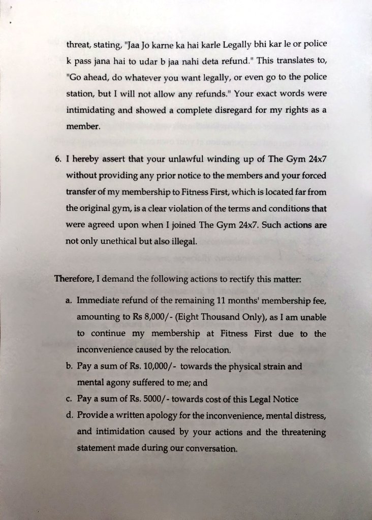 indraajeeet's tweet photo. Legal notice served to Marathi movie actor @salve_sandeep, known for his role in Rocky, for alleged gym fraud!
@TOIMumbai 
@jagograhakjago
@gallinews 
@mumbaimirror 
@TV9Marathi 
@bbcnewsmarathi 
@ https://t.co/LfVhVceuoL