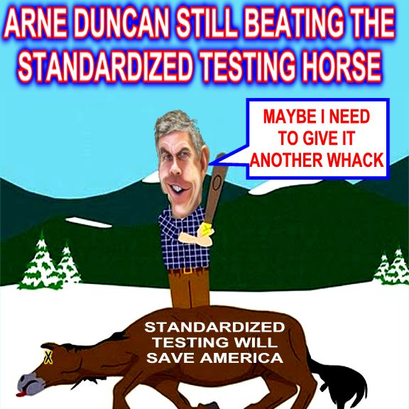 coopmike48's tweet photo. Big Education Ape: ARNE DUNCAN STILL BEATING THE STANDARDIZED TESTING HORSE https://t.co/ivbFu74zfV https://t.co/IZXwEgiOEv