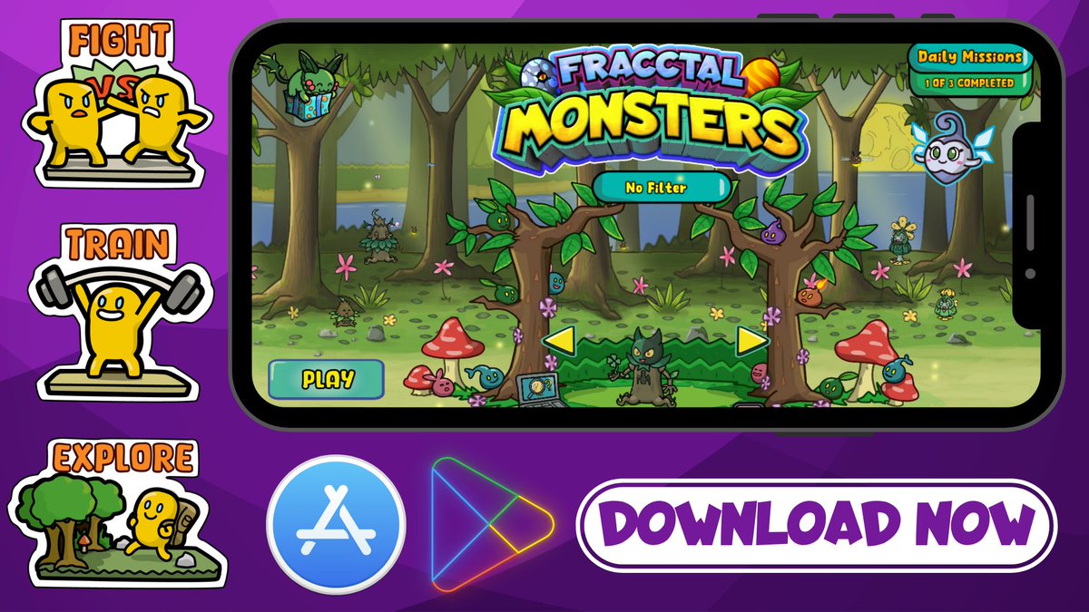 📢 Exciting news! The wait is over! 🎮🔥 Fracctal Monsters is now officially available on Apple's App Store and Google Play Store! 📲

A huge thank you to our amazing users for your incredible support throughout this journey!

Fracctal.link/Android

Fracctal.link/iOS