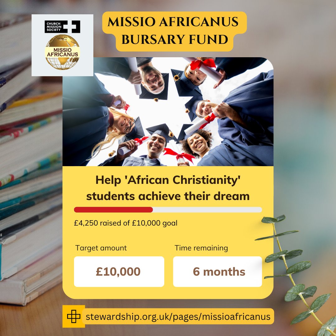 MissioAfricanus's tweet photo. Join us in supporting our partnership with CMS to offer an MA in Theology Ministry and Mission focused on African Christianity &amp; accredited by Durham University by donating to our bursary fund. https://t.co/RMhTiOceit #AfricanChristianity #Theology #MISSION_DISTRICT https://t.co/yI3fcHLVs5