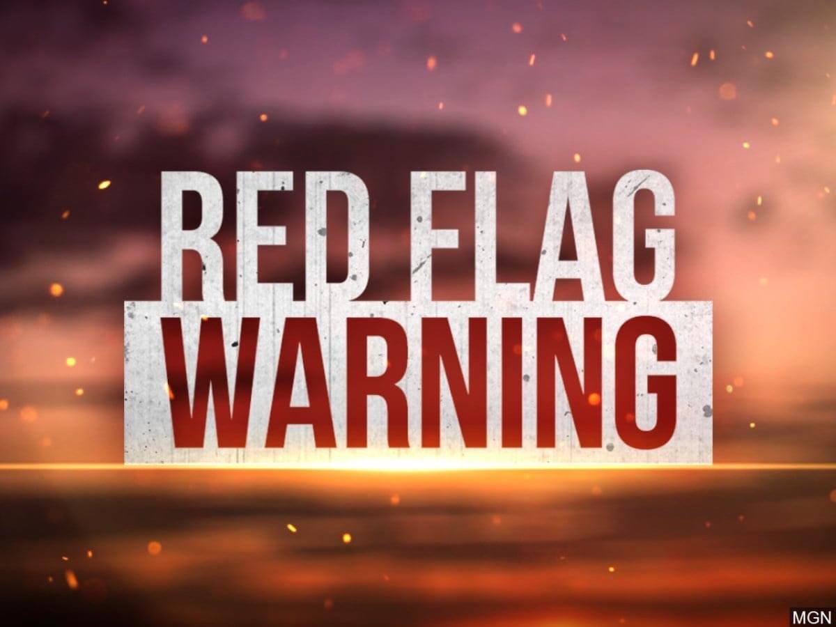 Red Flag Warning for Montrose this afternoon and tomorrow afternoon.  No Burning 🔥
