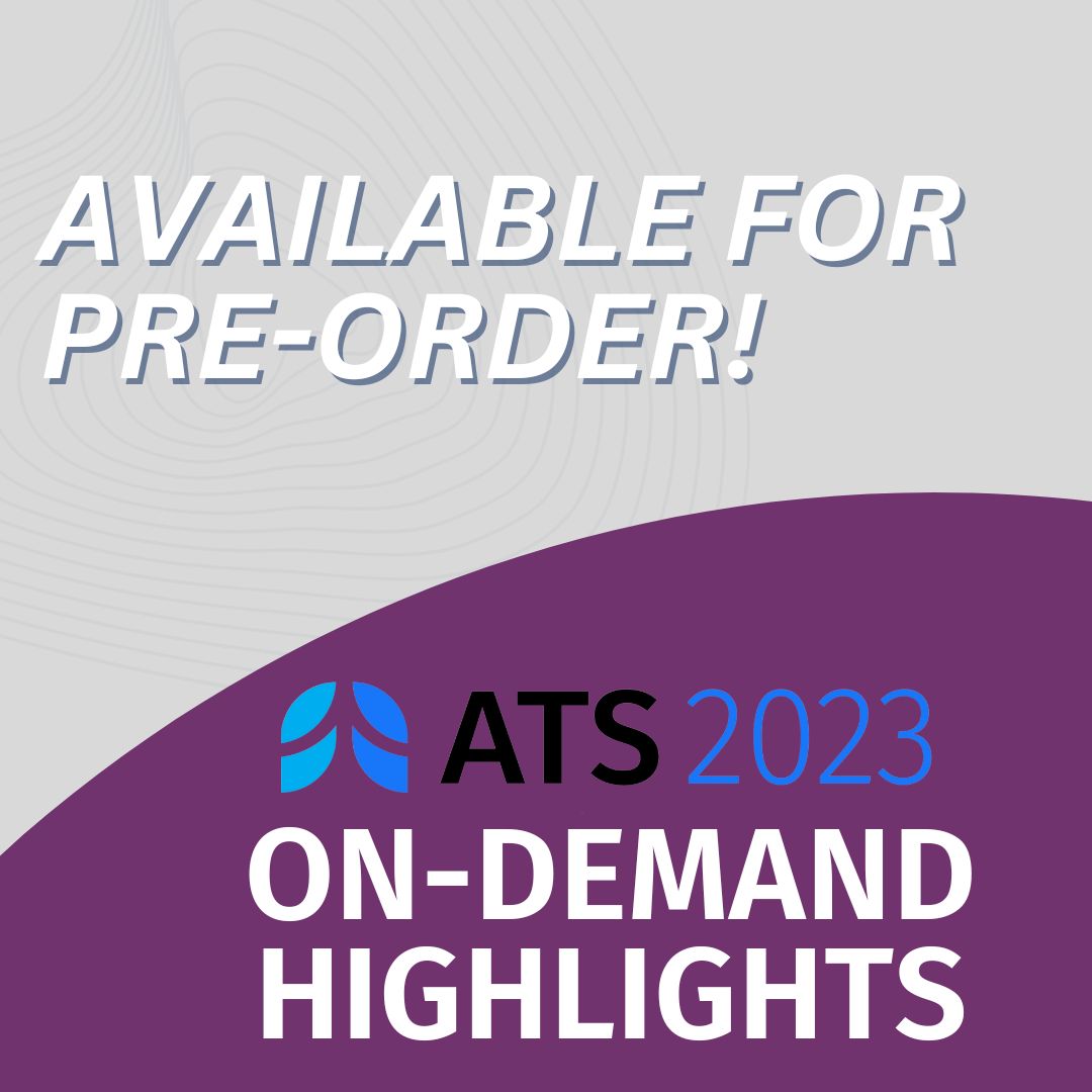 #ATS2023 On-Demand is still available for pre-order! Package contains recordings from 100+ scientific & clinical symposia, keynote sessions, CYIR, & Adult/Pediatric Core Curriculum. All full conference attendees enjoy one FREE year of complimentary access: bit.ly/3XnWhPh