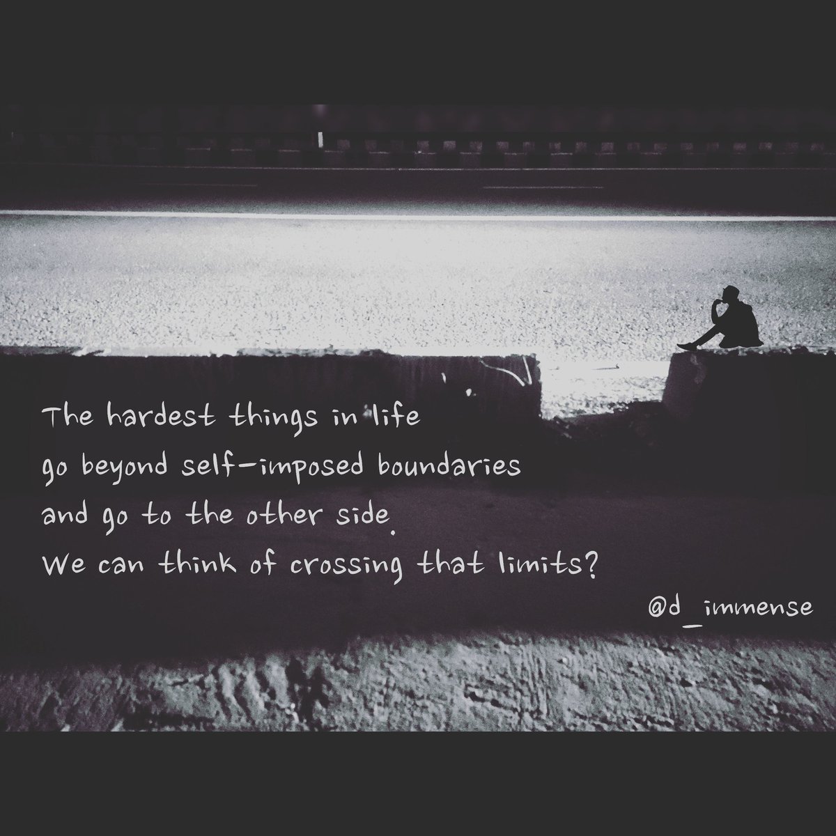 d_immense's tweet photo. Just think about it⁉️🤔
@d_immense 

#d_immense #writing #writer  #quotes #words  #writerscommunity #writers #thoughts  #poet #art #life #sad  #yourself https://t.co/X0BEJwQjAL