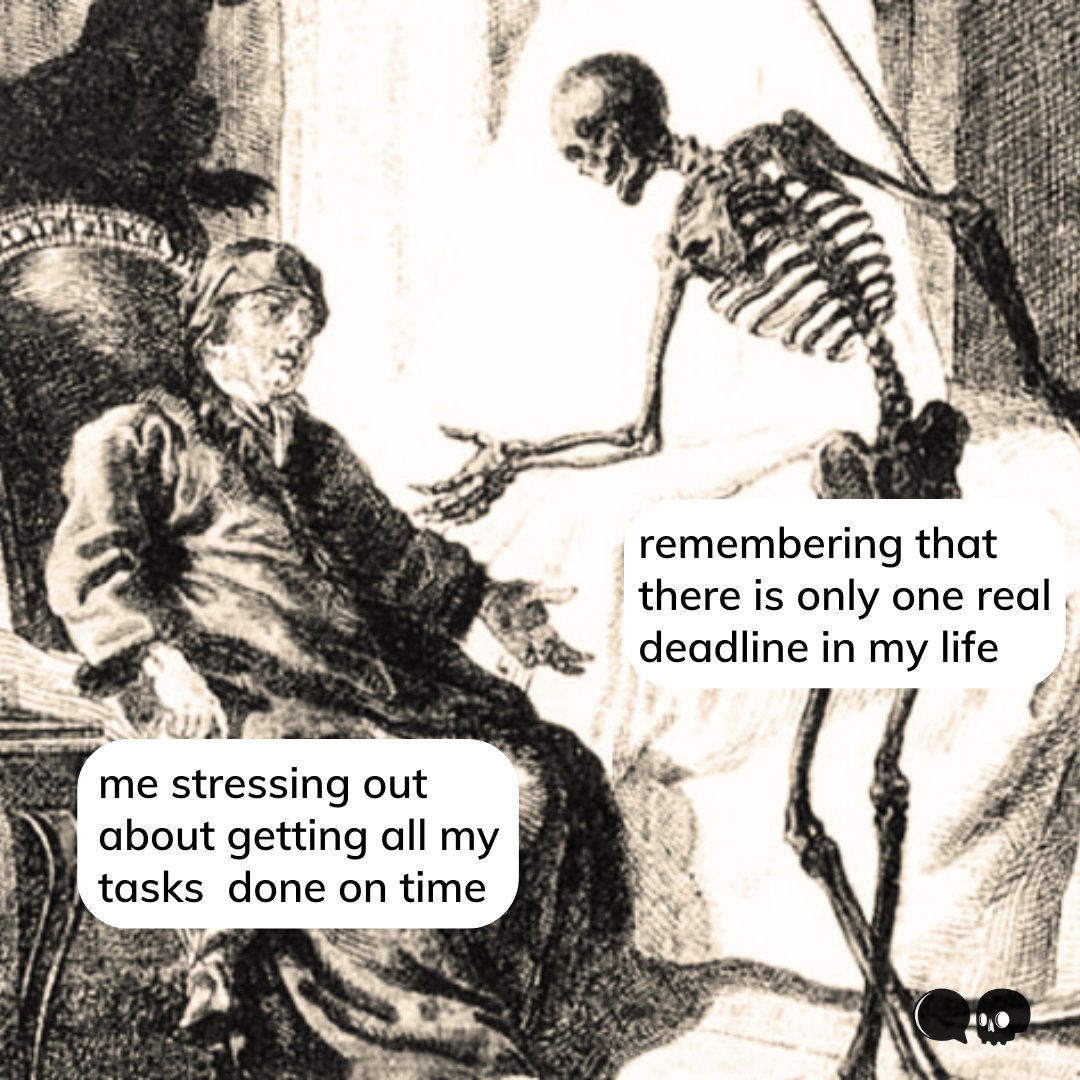 This is a reminder that maybe you can take that lunch break nap today, cuz you never know when the eternal nap is coming! 😁