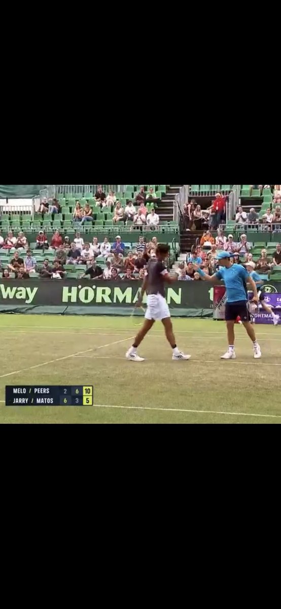 daniel_melo77's tweet photo. Melo/Peers ganharam por 2/6 6/3 10/5 e estão na semi final do #Atp500 de Halle. Jogo duro e importante! Agora estão aguardando adversários e só jogarão sábado. Vamos em frente dupla!! @marcelomelo83 #boratime https://t.co/F61fViiL8i