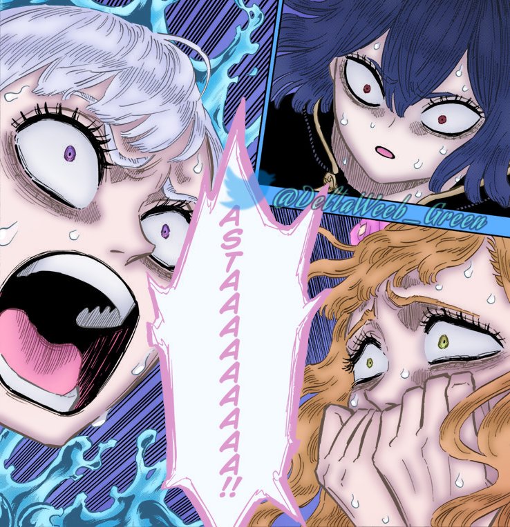 Delta_Green03's tweet photo. "ASTAAAAAAAAA!!"
Black Clover, Chapter 335
#BlackClover #mangacoloring #NoelleSilva #BC335 https://t.co/dfT35SIhLE