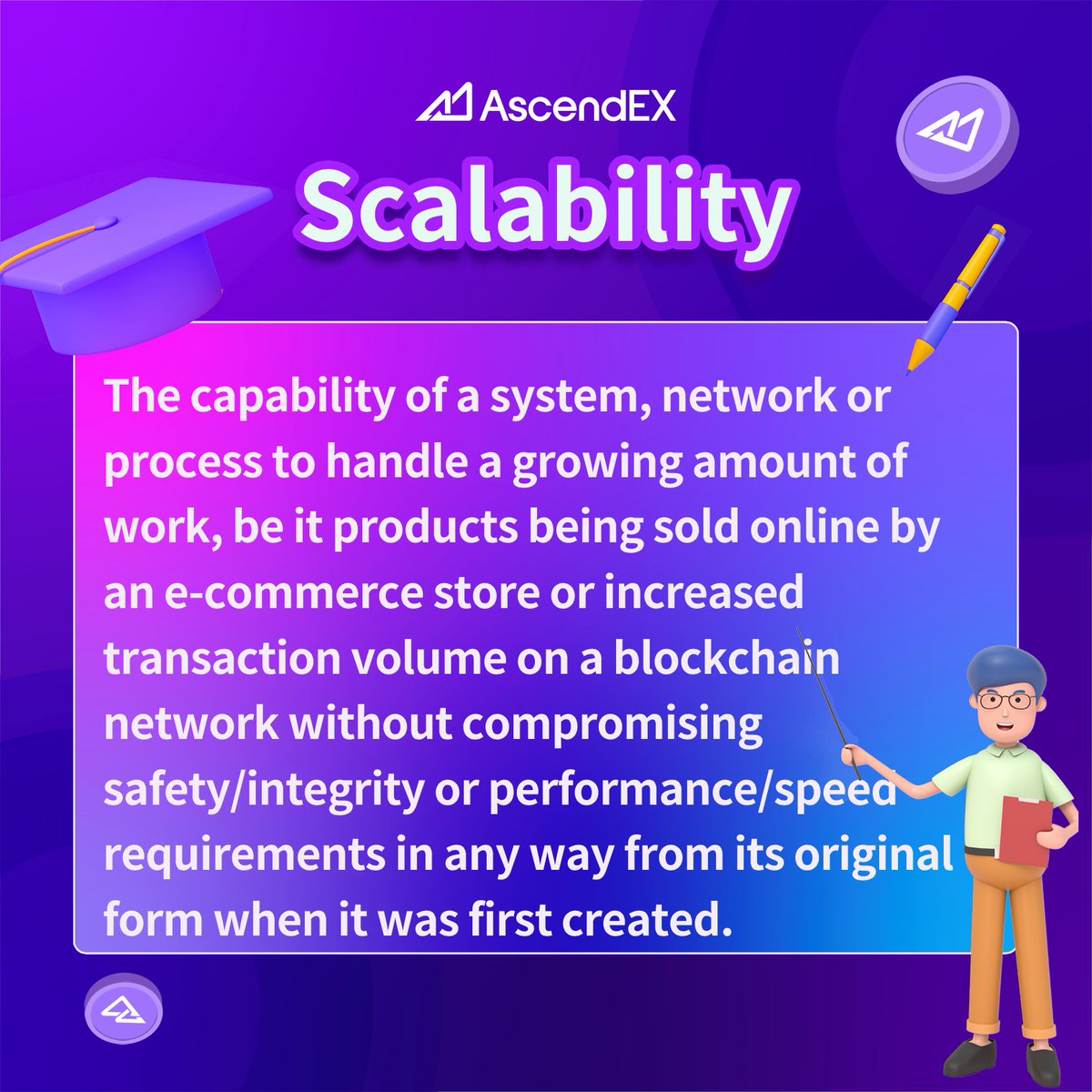 #Crypto Word Of The Day: 'Scalability'