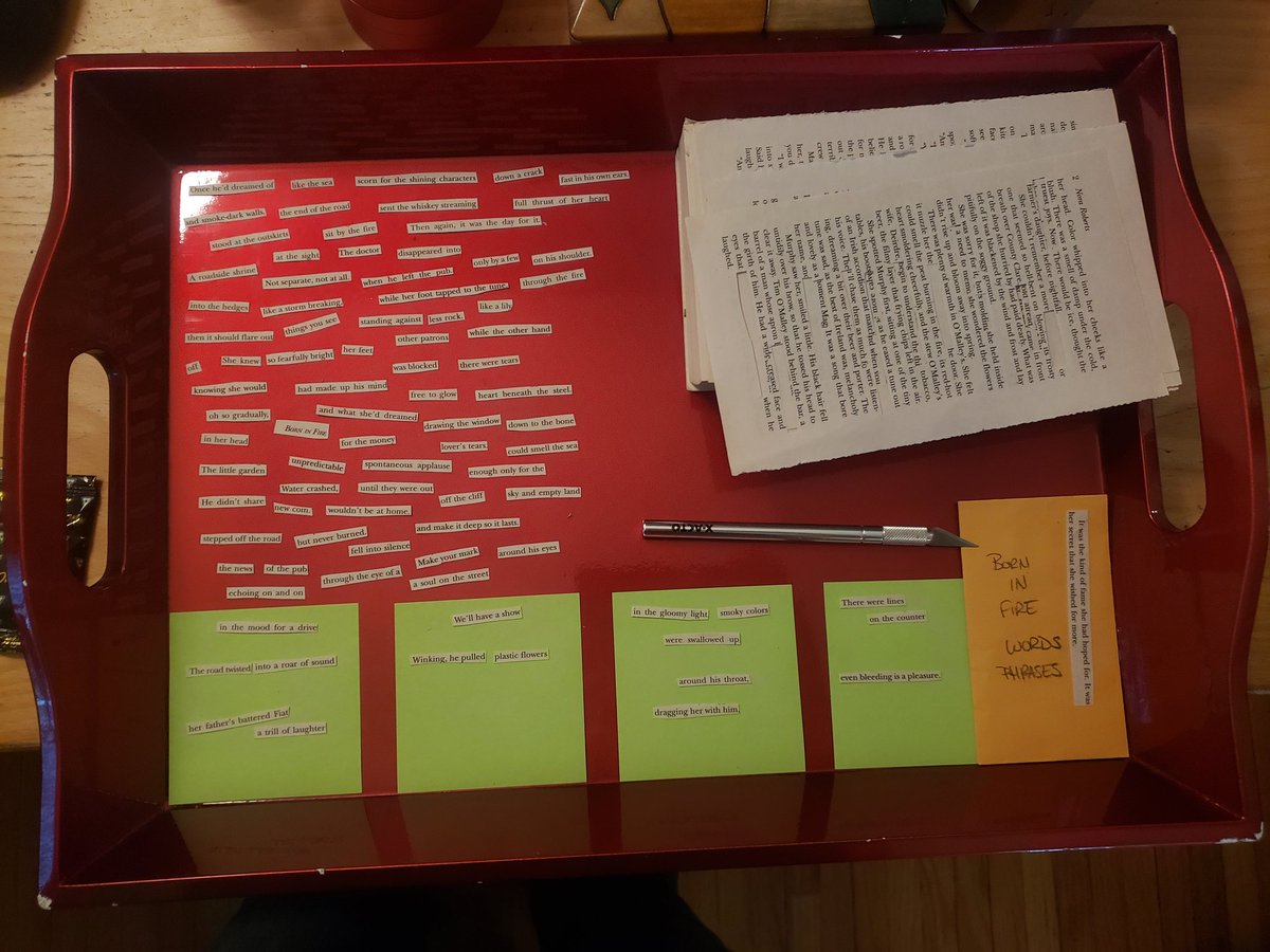 ShootWithHeart's tweet photo. Dedicated tray for collage poetry. https://t.co/ugE9xxtIqW