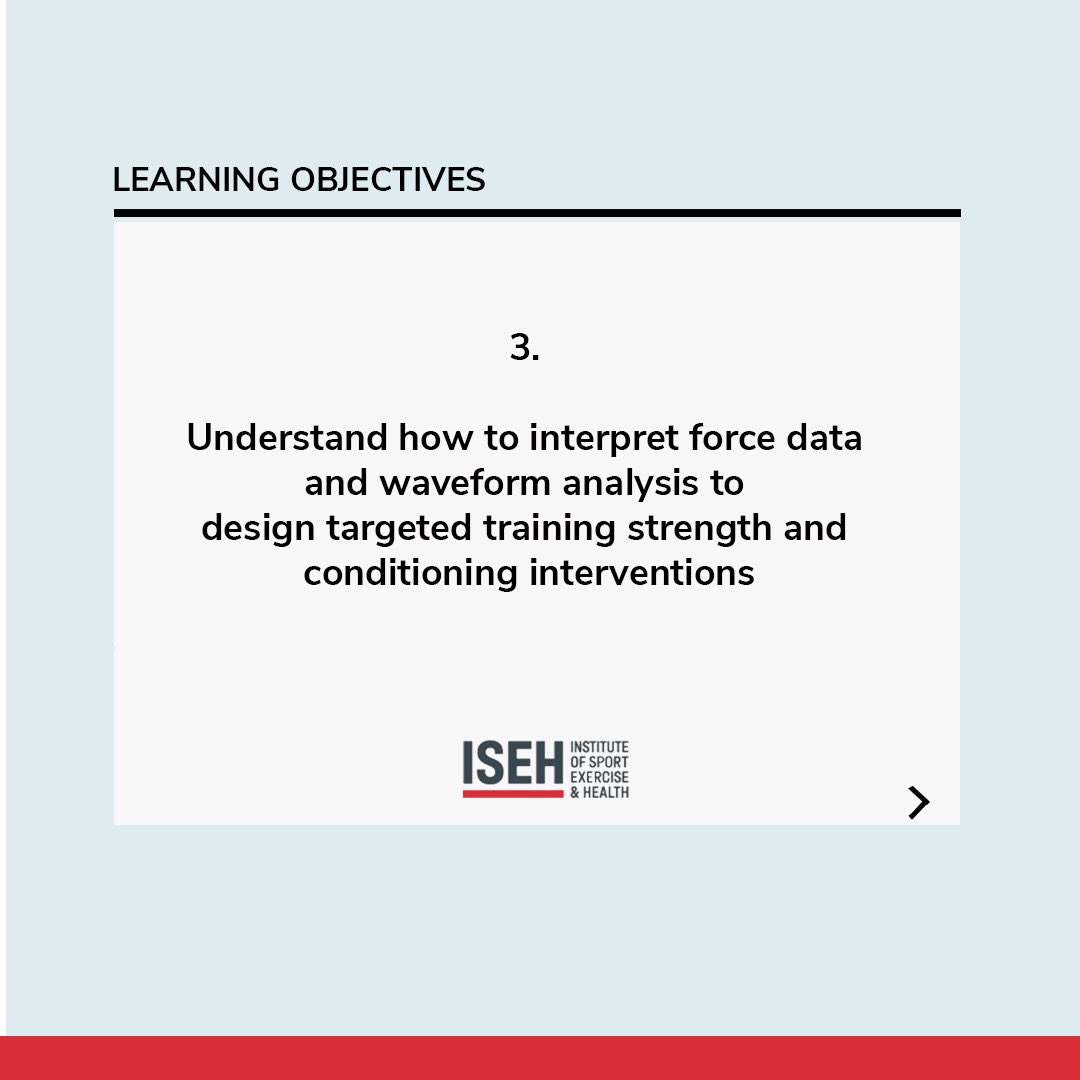 TheISEH's tweet image. Countdown to our next ISEH CPD practical workshop, 'Strength, Power and Movement Assessments in Injured Athletes' led by Dr @paulread1010 on Saturday 8th July at our leading SEM facility in Central London.
To find out more and secure your place, visit: tinyurl.com/4fwdrxsx