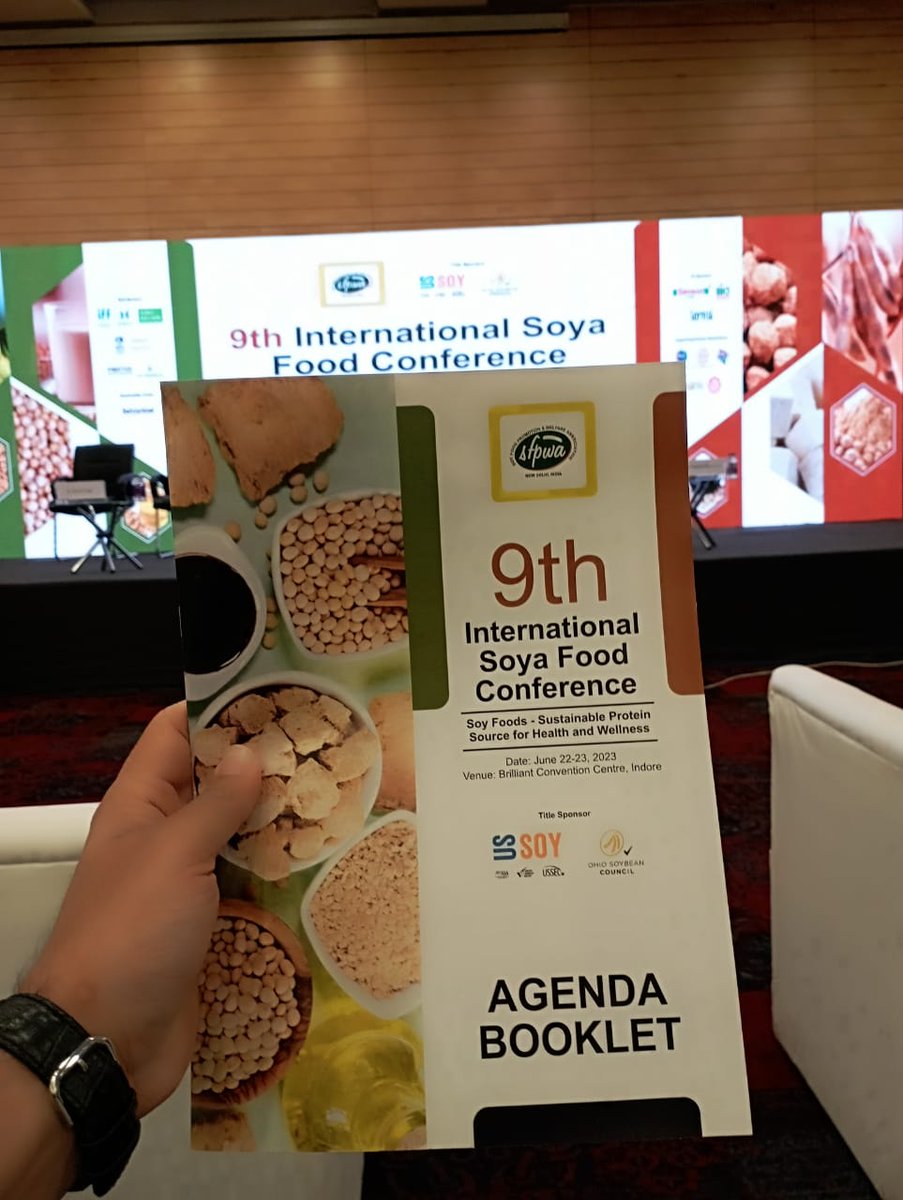 RTPSouthAsia's tweet photo. #EventAlert We are in #Indore at the 9th International Soya food conference, which focuses on sustainable protein sources for health and wellness.
Stay tuned for more updates!
@ussoy @USSEC
#Righttoprotein #Conference #SoyProtein #Nutrition #KnowYourProtein https://t.co/HPbX4narWO