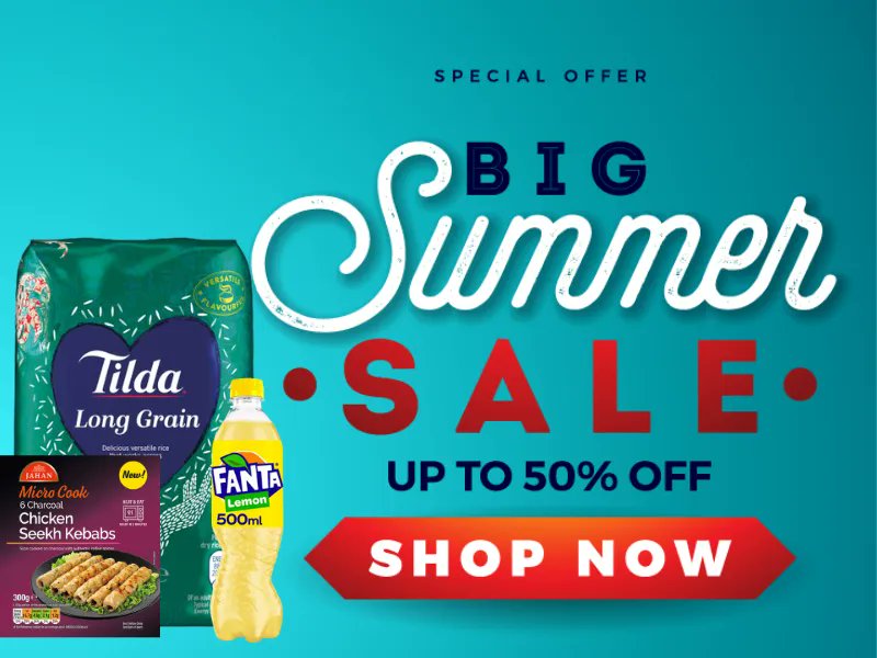 JustHaat's tweet photo. BIG SUMMER SALE 

Upto 50% Off on selected summer special products. https://t.co/QtmwdcEF5K