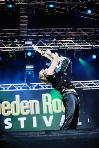 10 years ago, Frankie killin' it at the Sweden Rock Festival 🤘 #TBT 📸: Viktor Wallström