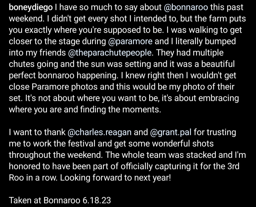 Love you forever <a href="/Bonnaroo/">Bonnaroo</a>