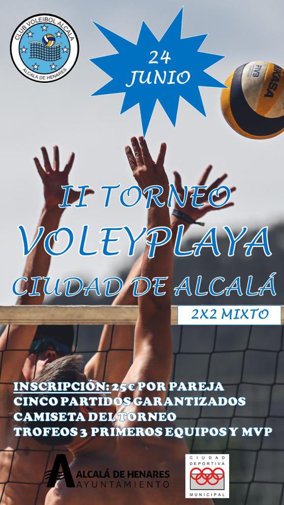 Club Voleibol Alcalá (@cv_alcala) on Twitter photo ‼️ II TORNEO DE VÓLEY PLAYA CIUDAD DE ALCALÁ‼️
📅 24 Junio
📸 Pide tu sesión de fotos a <a href="/EquipoDeporte/">Equipo Deporte | Cobertura en eventos deportivos</a> aquí 👇🏼
equipodeporte.com/contrata/ii-to… ‼️ II TORNEO DE VÓLEY PLAYA CIUDAD DE ALCALÁ‼️
📅 24 Junio
📸 Pide tu sesión de fotos a <a href="/EquipoDeporte/">Equipo Deporte | Cobertura en eventos deportivos</a> aquí 👇🏼
equipodeporte.com/contrata/ii-to…