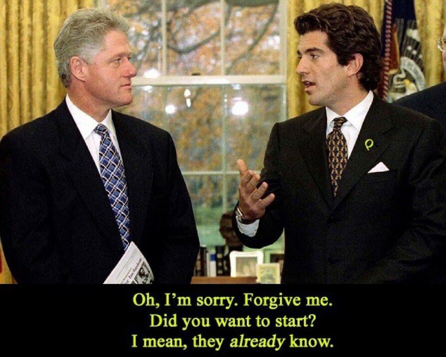 TheRubberDuck79's tweet photo. just like all children of presidents, John F Kennedy Junior had his own Secret Service detail assigned to him.

Junior himself had a small group of loyal elite protectors from a special division of the military, created by none other than his father. you know who they are. their loyalty knows no bounds.

Junior knew of the trigger system and explosive device planted in the tail of his plane, which was rigged to explode at a certain altitude. [playbook = known]

this was the start.