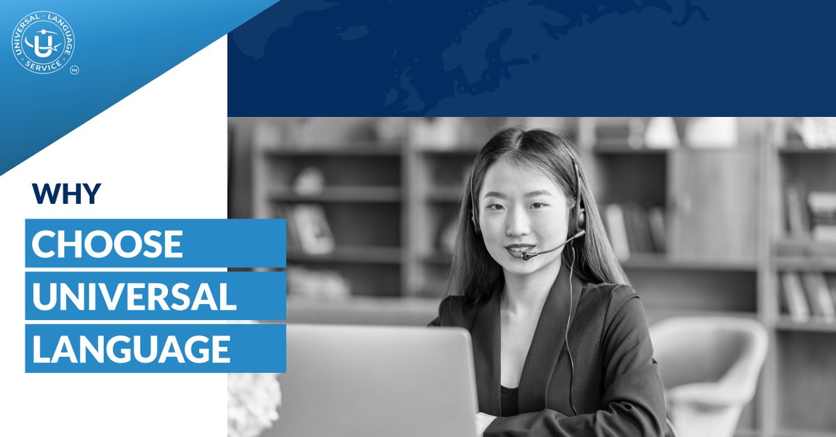 Why choose us? We're the industry leader and largest referral vendor in Washington, offering certified professionals and cutting-edge technology tailored to our client's needs. #LanguageAccess #Intepreting #Translation #QualityService

Learn More: universallanguageservice.com/why-choose-us/