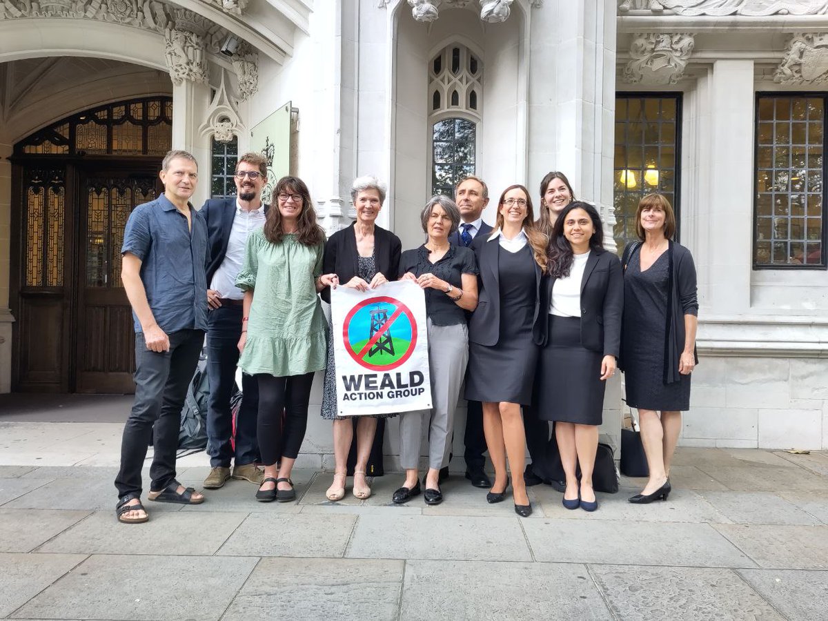 WealdActionGr's tweet photo. We have our fingers tightly crossed that the Supreme Court judges today took note of our legal team's persuasive arguments.   

Thank to our wonderful legal team @mwillersqc 
@estelledehon  @LeighDay_Law https://t.co/rK15TbW99r