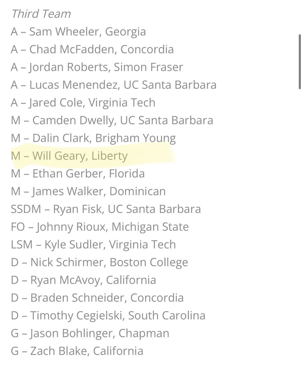 Congrats to <a href="/keatsmohs10/">Keaton Mohs</a> and <a href="/WillGeary3/">Will Geary</a>! They are pretty good at lacrosse!