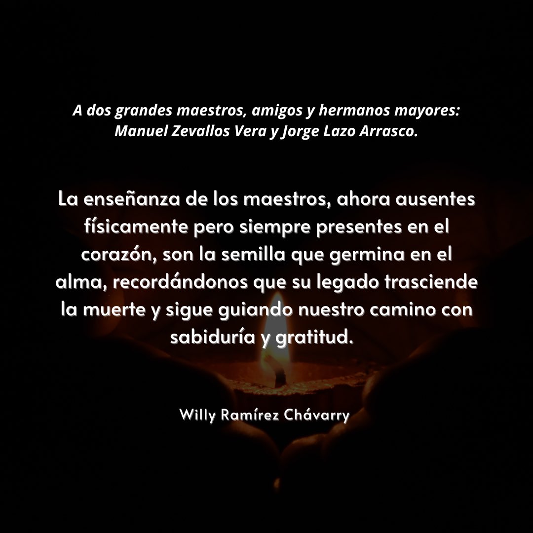 willy750729's tweet photo. #BuenJueves #GoodThursday #GrandesMaestros #GreatProfessors #ManuelZevallosVera #JorgeLazoArrasco #InMemoriam https://t.co/5CMnBCvLmG