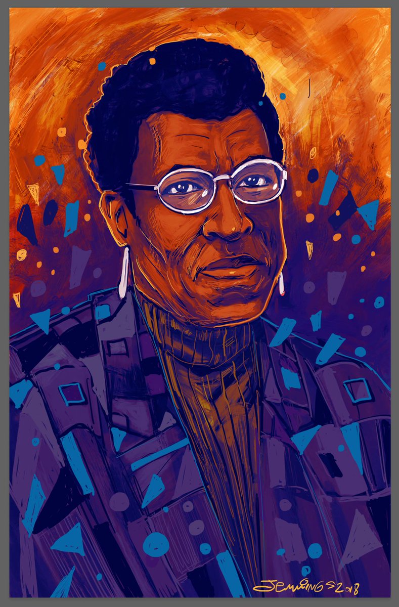 Portrait of Octavia E. Butler I did a few years back! Happy Birthday, Wild Seed! Thank you. #octaviaebutler
