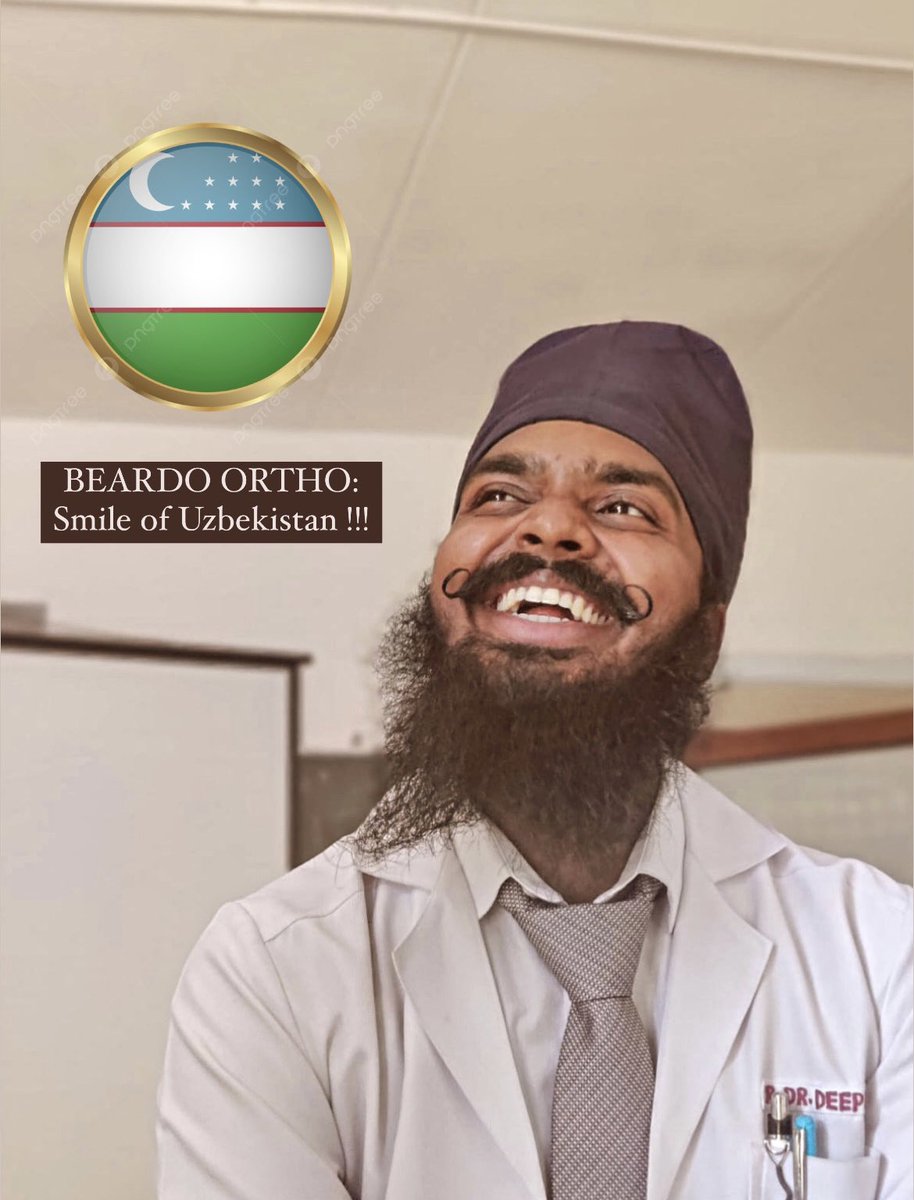 jrdrdeepesh's tweet photo. Beardo Ortho: Smile of Uzbekistan !!! #jrdrdeepesh #джрдрдіпеш #smileinfluencer #googlefamous #Uzbekistan # https://t.co/Rcz7LpuyQU