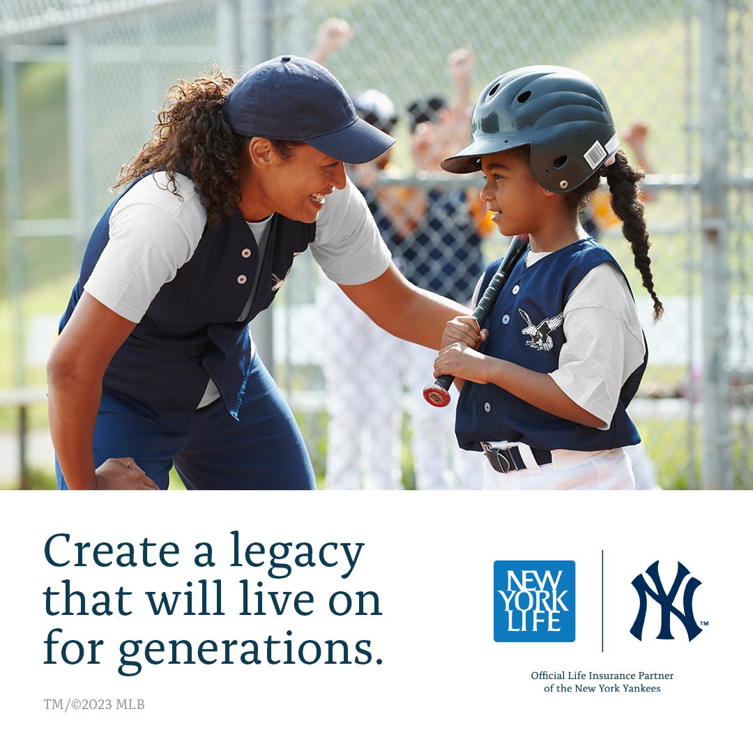 What do New York Life and @Yankees have in common? We both have a proven history of excellence and an unparalleled commitment to preserve our legacies. Would you like to build something that lasts, too? Tell us in the comments. #GoodAtLife nyl.co/44eNelL