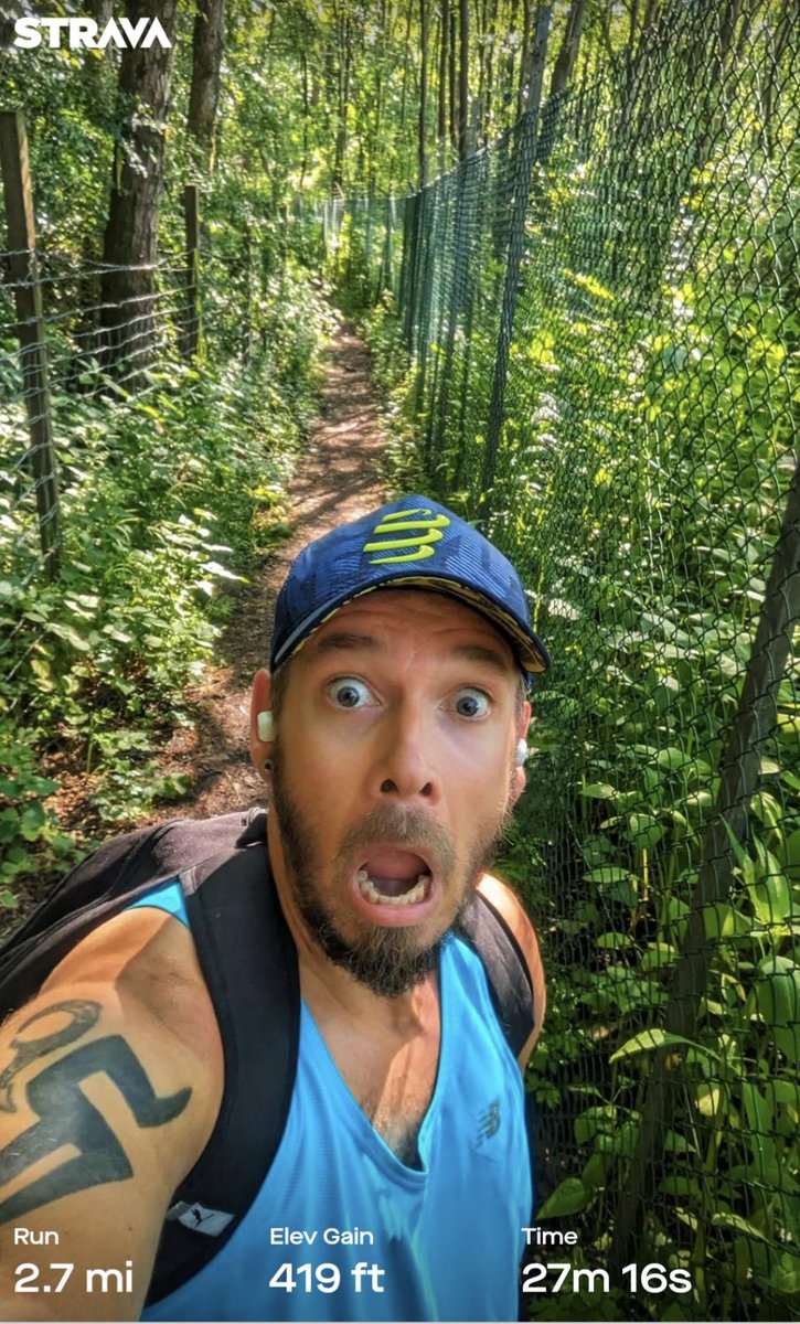 JonIn6OSeconds's tweet photo. JURASSIC PARK RUN......
Hills and Heat = 💀💀💀💀
Double run day complete ✅
#ukrunchat #doublerunday #trailrunning https://t.co/Nbx061sPMR