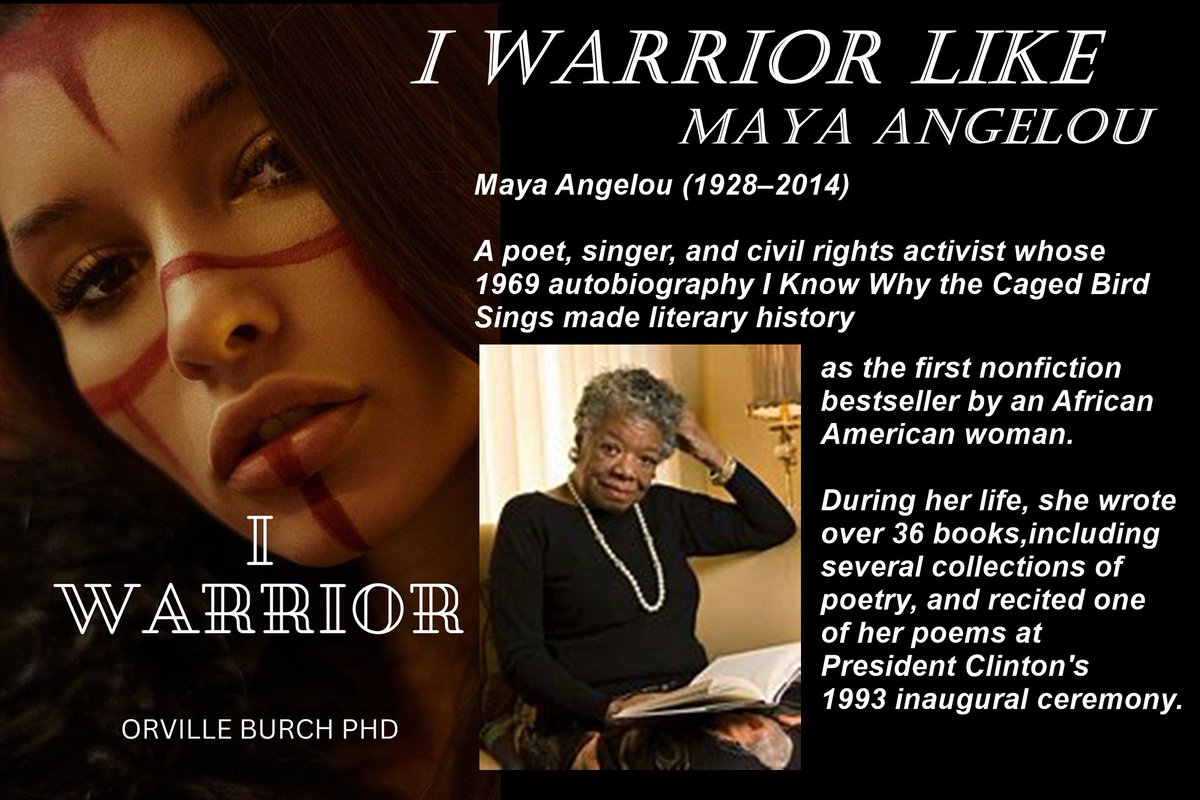 OSBAuthor's tweet photo. I WARRIOR LIKE
Maya Angelou
If it is important to you
WARRIOR-FOR-IT
Blaze you own path
#nonfiction
#selfhelp
#book
Be the best you want to be
#poetrycommunity
#poetrybook
#africanAmericanWoman
#WritingCommunity
#pioneer
#CivilRights
#activist
https://t.co/ML6mDZ83RZ https://t.co/7ZlIcIONzm