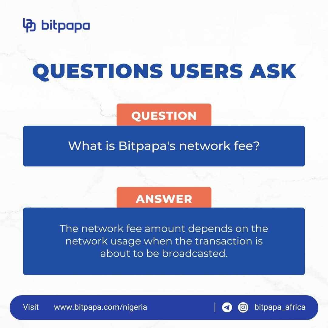Bitpapa_Africa's tweet photo. Curious about Bitpapa's network fee?๐ฐ๐ป
Our team is always got you covered with navigating the world of cryptocurrency.๐
Have more questions?
Drop them in the comments below!๐
#Bitpapa #NetworkFee #CryptocurrencyFAQ https://t.co/BXZ6n0PE52