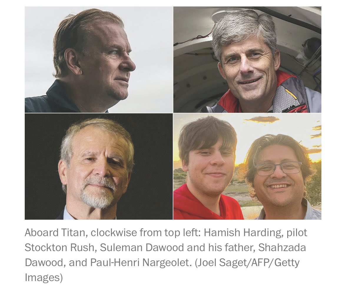 Ing. Bright Agyekum, PE-GhIE (@BrytAgyekum) on Twitter photo 2023-06-22 17:04:51 Whenever you say a prayer, remember these adventurers, the world needs them alive! #submarinemissing #submarino #Submersible #OceansGate #WorldOceanDay #lifelessons Whenever you say a prayer, remember these adventurers, the world needs them alive! #submarinemissing #submarino #Submersible #OceansGate #WorldOceanDay #lifelessons