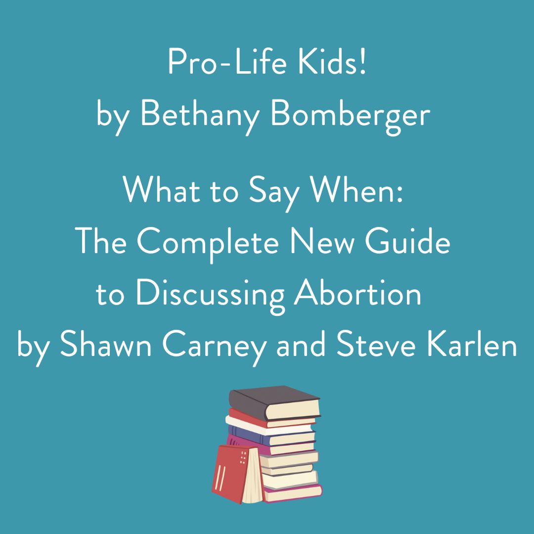 Reading is a great way to learn about pro-life advocacy. Here are some books we recommend. #prolife #humanrights #prolifeadvocacy #advocacy #reading