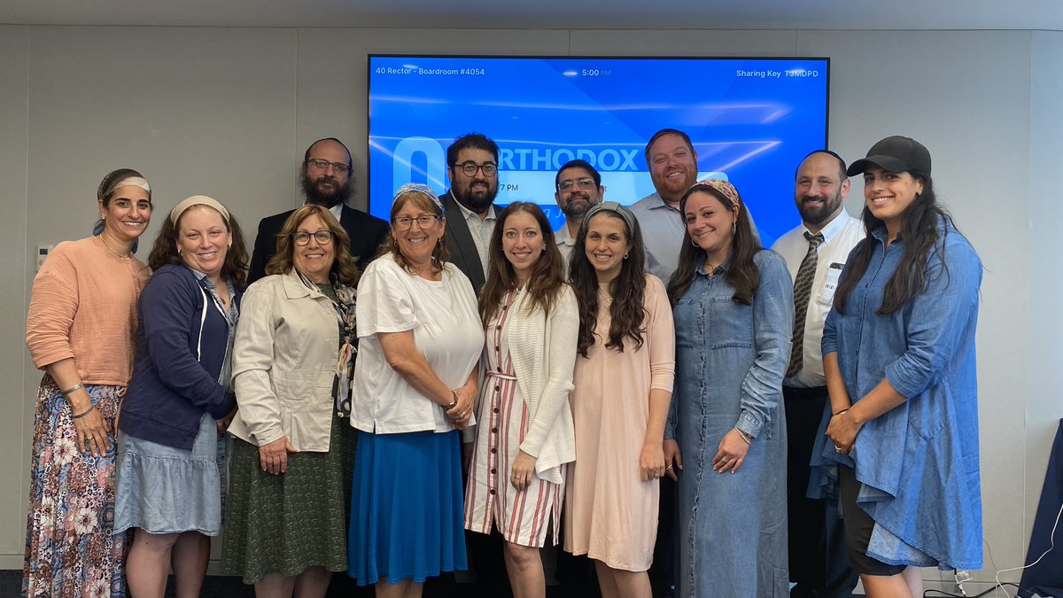We were thrilled to host a group of bright &amp; talented Doctoral program students from <a href="/YUNews/">Yeshiva University</a>'s <a href="/AzrieliG/">Azrieli Graduate School</a>. Through engaging &amp; informative workshops led by our team members, these future leaders gained valuable insights into the inner workings of our community.