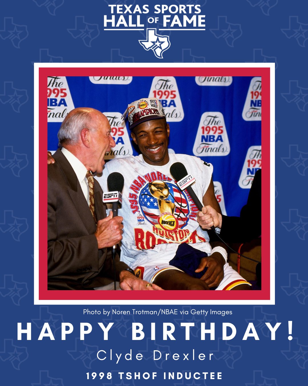 Happy Birthday to 1998 inductee Clyde Drexler! 