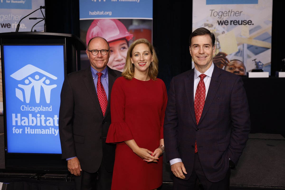 ChicagoHabitat's tweet photo. Congratulations @HomeDepotFound &amp; @WESCOcorp  honored June 15 at the #HabitatHero Award Dinner, recognizing decades of leadership &amp; commitment in their roles working with Habitat in the Chicago area &amp; beyond. #HabitatHero #EveryHand 🏆 🙏

Visit https://t.co/xepeVUTBb1 for more. https://t.co/KGr89Mx87p