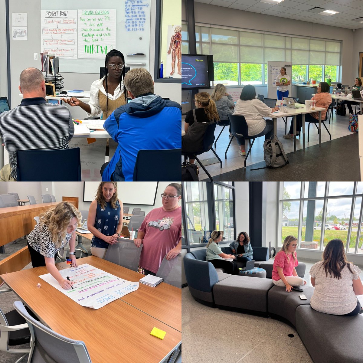 Day 3 of <a href="/PBLWorks/">PBLWorks</a> going strong at the Paducah Innovation Hub.  A creative group of educators that will #EngageEquipEmpower their students in the 23-24 school year! <a href="/WKECKY/">WKEC</a>