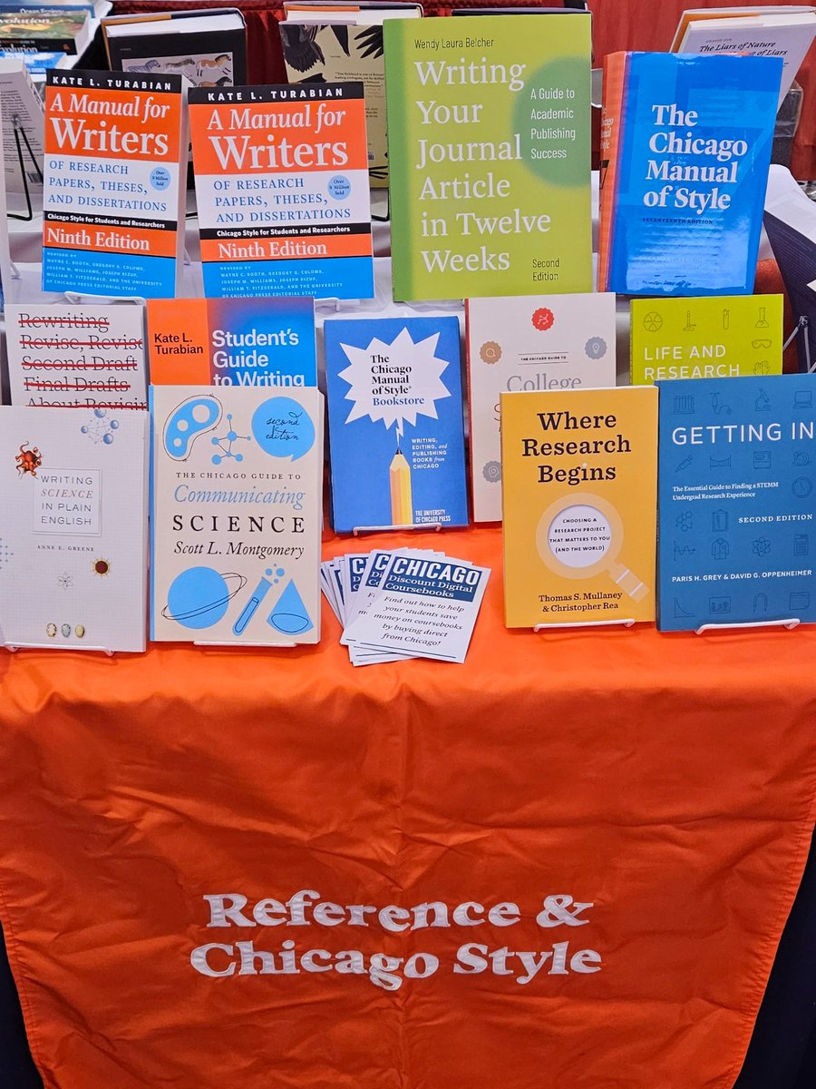 Today's @UChicagoPress perusal ideas, #Evol2023 @Evol_mtg: our reference & style/academic life guides, like @youinthelab @TheLabMentor's GETTING IN (for undergrads/mentors on STEMM research experiences) and LIFE & RESEARCH (for early career biomed) & more! bit.ly/3p3QJMR