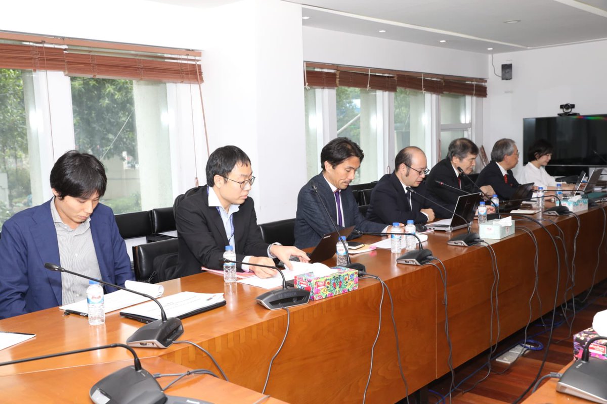 MoPEMR's tweet photo. #JICA wants to work with #PGCB for the upgradation of #Power transmission lines, fasten the #Electricity transfer from #PowerPlant to national grid and modernising the national load dispatch centre.
#Bangladesh #PowerForAll #BangladeshJapanFriendship 🇧🇩🇯🇵 https://t.co/WbQmIZ1HvW