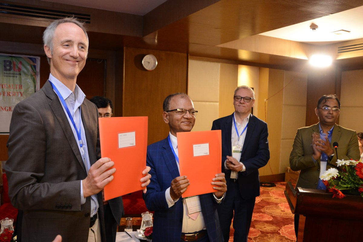 Dr Alastair Morrison (@ajm_morrison) on Twitter photo A Privilege to welcome delegates to the <a href="/Bournemouthuni/">Bournemouth Uni</a> & <a href="/mmiohs/">Manmohan Memorial Institute of Health Sciences</a> partnership event in #Kathmandu as we renew our MoA, and celebrate impact in health sciences through working together #UNSDGs <a href="/BUGoGlobal/">BU Global Engagement</a> <a href="/Janinka108/">Jana Kuncova</a> <a href="/AnandDPandyan/">Prof Anand Pandyan</a> @EvanTeijlingen <a href="/iresearch/">Pramod Regmi</a> <a href="/Sjersser/">Steven Ersser</a> <a href="/mboard13/">Michele Board</a> A Privilege to welcome delegates to the <a href="/Bournemouthuni/">Bournemouth Uni</a> & <a href="/mmiohs/">Manmohan Memorial Institute of Health Sciences</a> partnership event in #Kathmandu as we renew our MoA, and celebrate impact in health sciences through working together #UNSDGs <a href="/BUGoGlobal/">BU Global Engagement</a> <a href="/Janinka108/">Jana Kuncova</a> <a href="/AnandDPandyan/">Prof Anand Pandyan</a> @EvanTeijlingen <a href="/iresearch/">Pramod Regmi</a> <a href="/Sjersser/">Steven Ersser</a> <a href="/mboard13/">Michele Board</a>